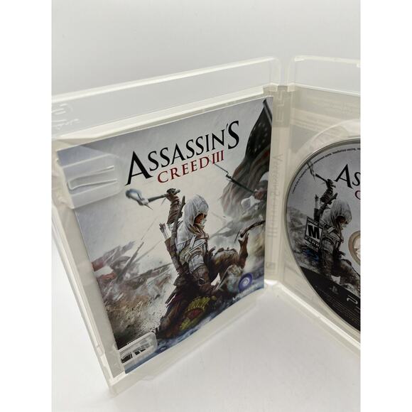 Assassin's Creed 3 III (PS3 Sony PlayStation 3, 2012) GameStop CIB - Tested - Picture 6 of 8